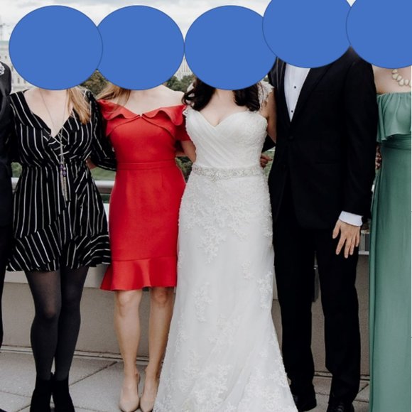 Rachel Zoe Delia Dress in Azalea Red size 2 - Picture 2 of 3